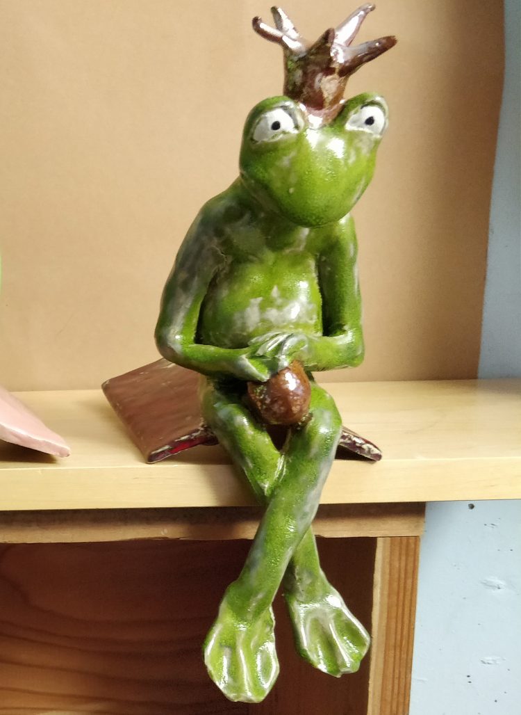 Keramik Frosch für First